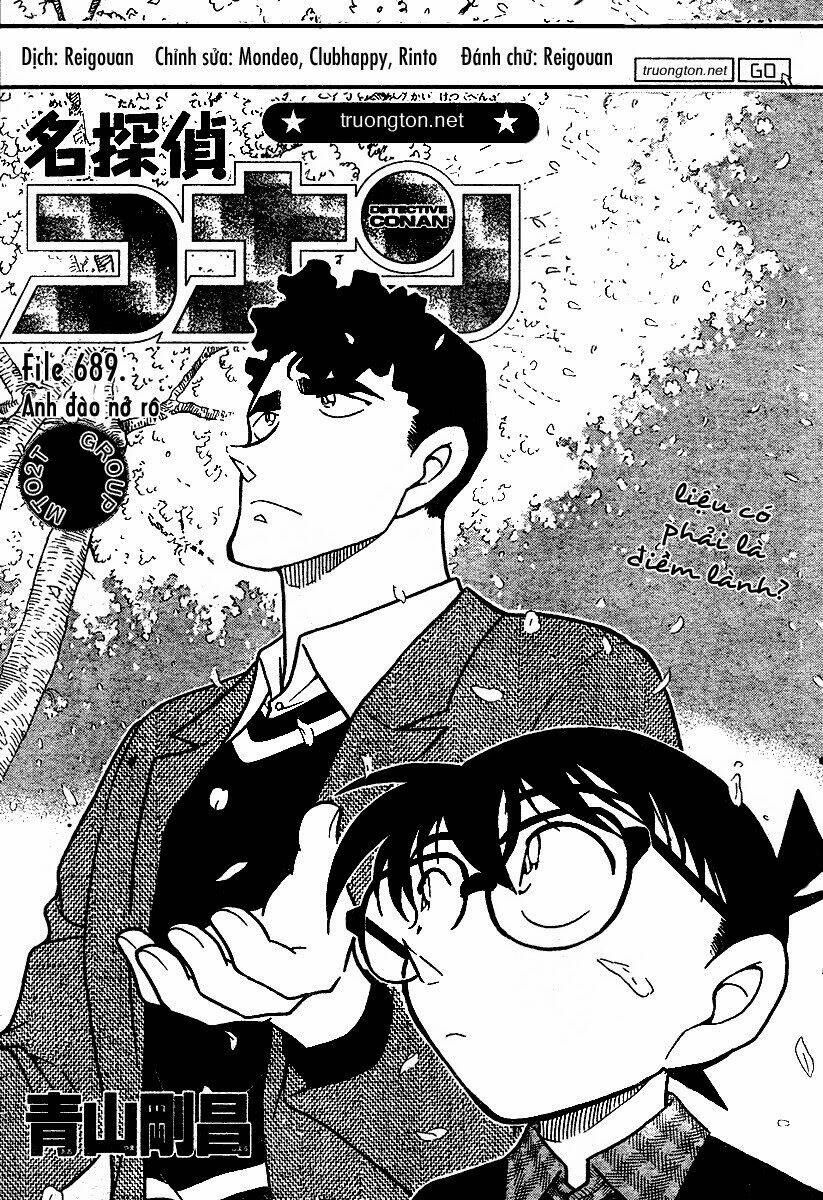 Thám Tử Conan Chap 689 – Đỉnh cao của cao trào