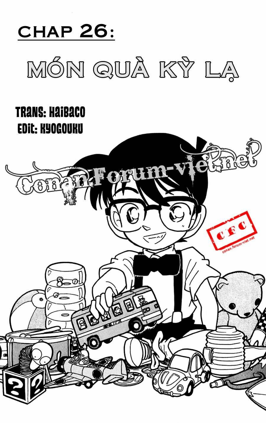 Thám Tử Conan Chap 26 có gì đặc biệt