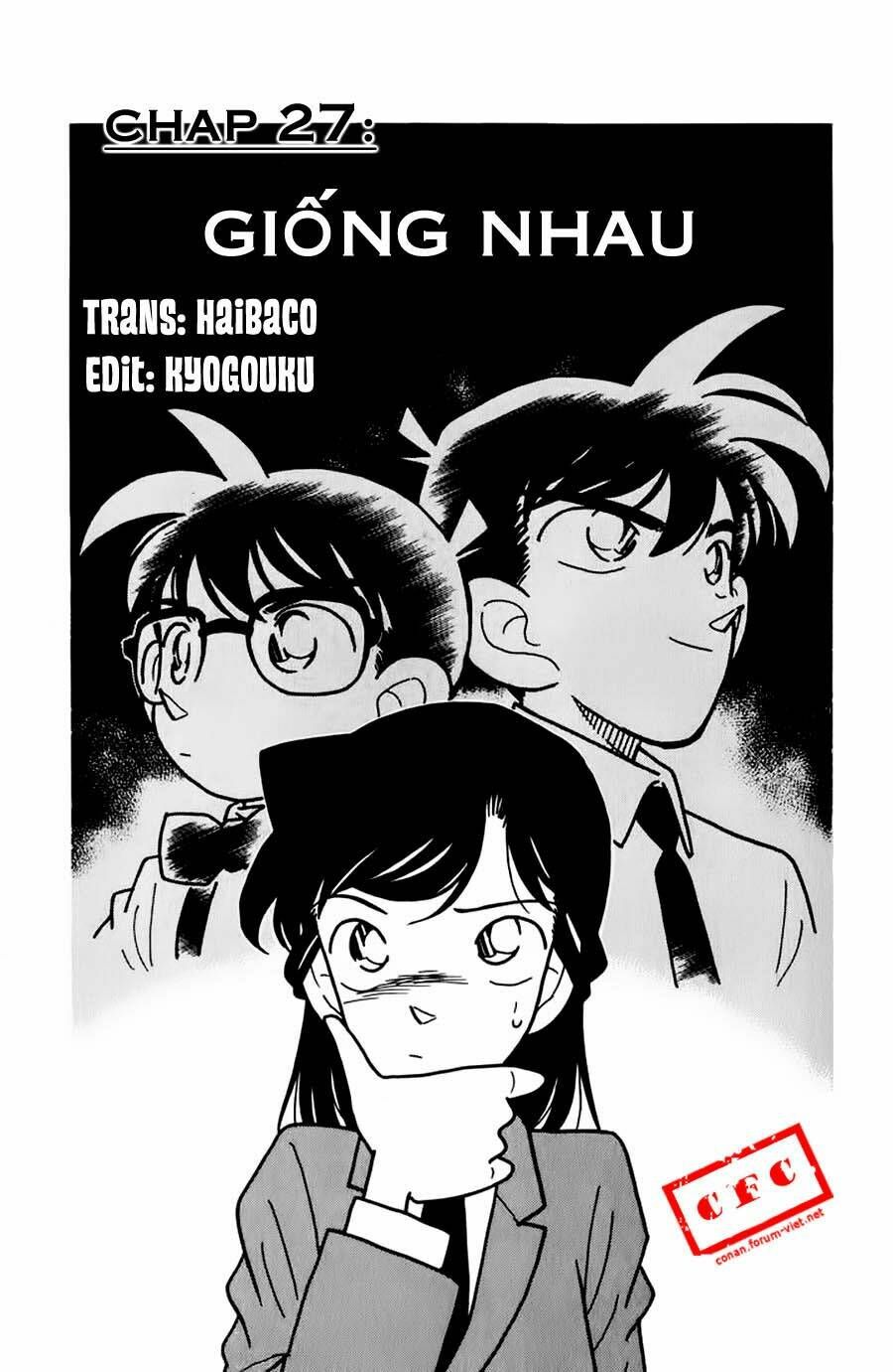 Spoiler Thám Tử Conan Chap 27 – Những bí mật được hé lộ