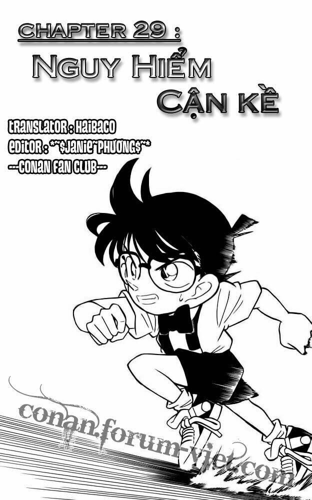 Thám Tử Conan Chap 29 – Đỉnh cao của cao trào