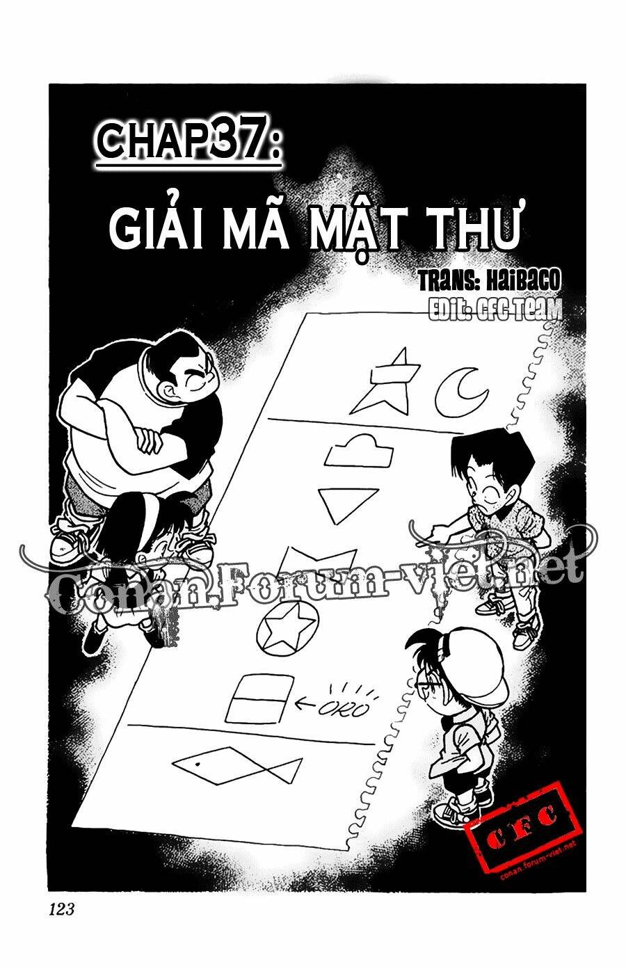 Thám Tử Conan Chap 37 – Diễn biến khiến fan ngỡ ngàng