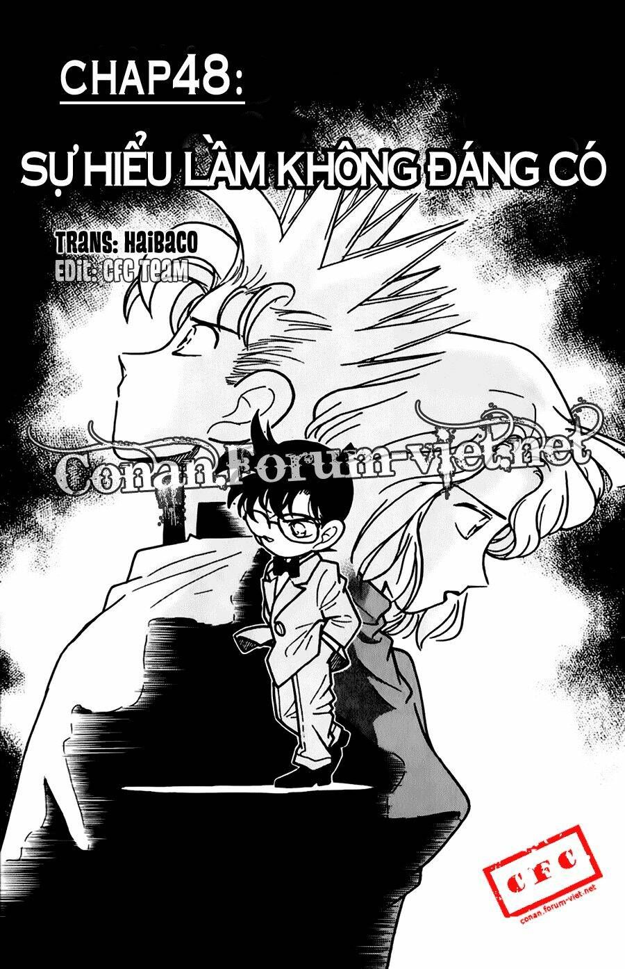 Thám Tử Conan Chap 48 – Phản diện chính thức ra mặt?