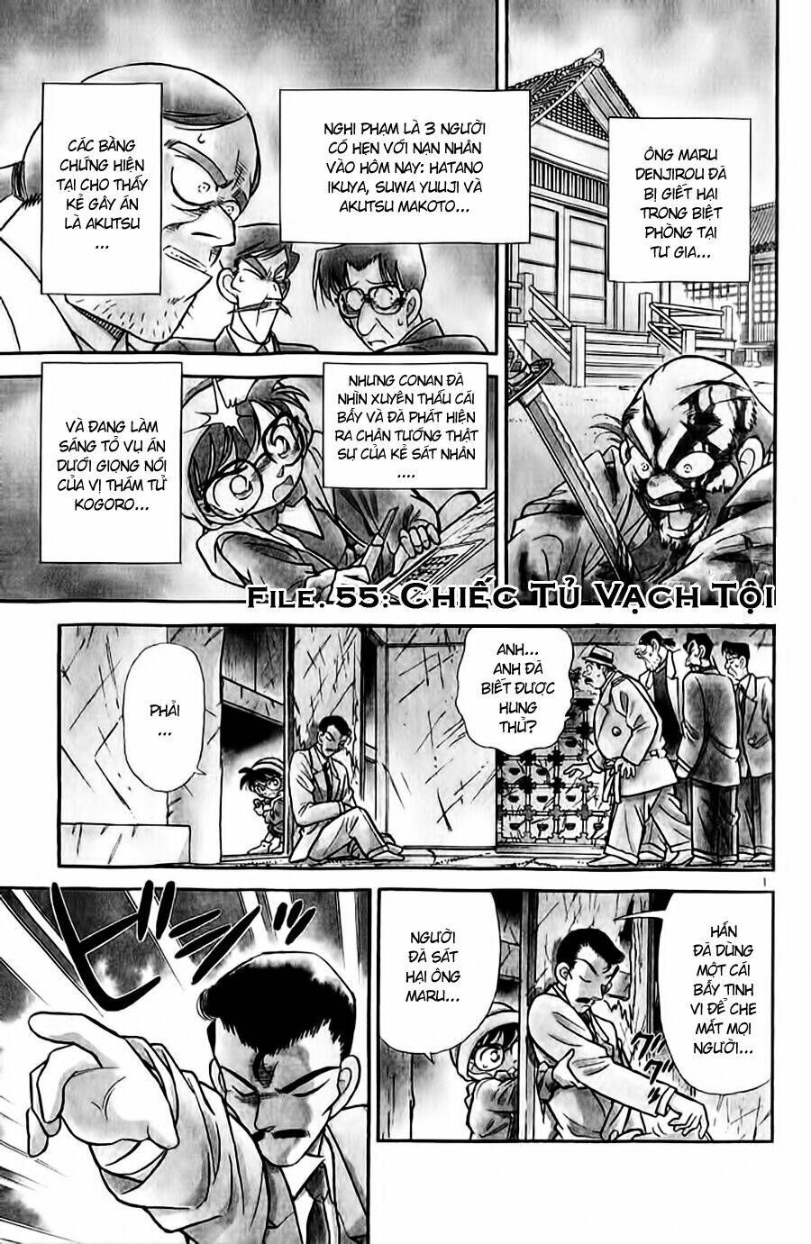 Thám Tử Conan Chap 55 – Trở lại và lợi hại hơn xưa