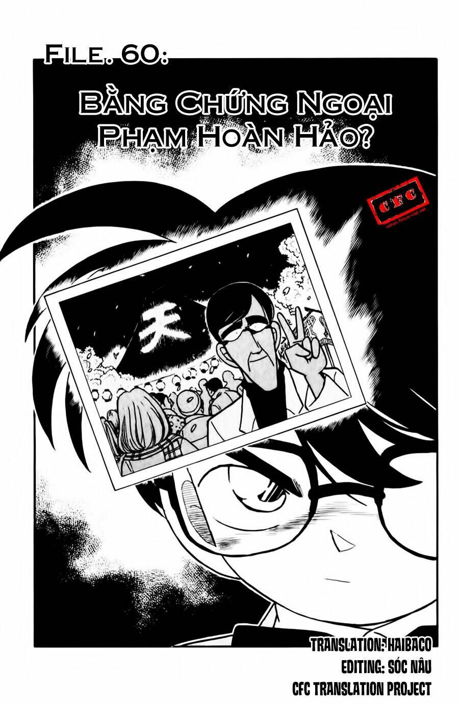 Chap mới Chap 60 của Thám Tử Conan đã cập nhật tại Thám Tử Conan