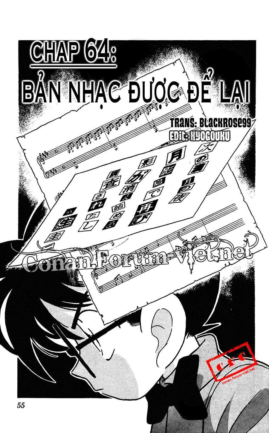 Thám Tử Conan Chap 64 – Diễn biến khiến fan ngỡ ngàng