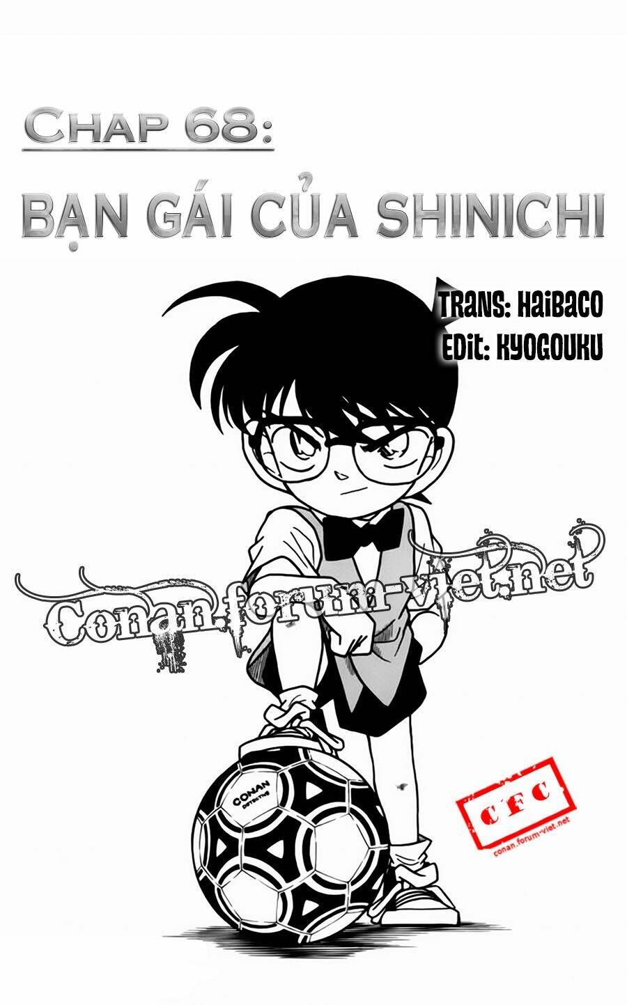 Cập nhật nhanh Thám Tử Conan Chap 68 vietsub full