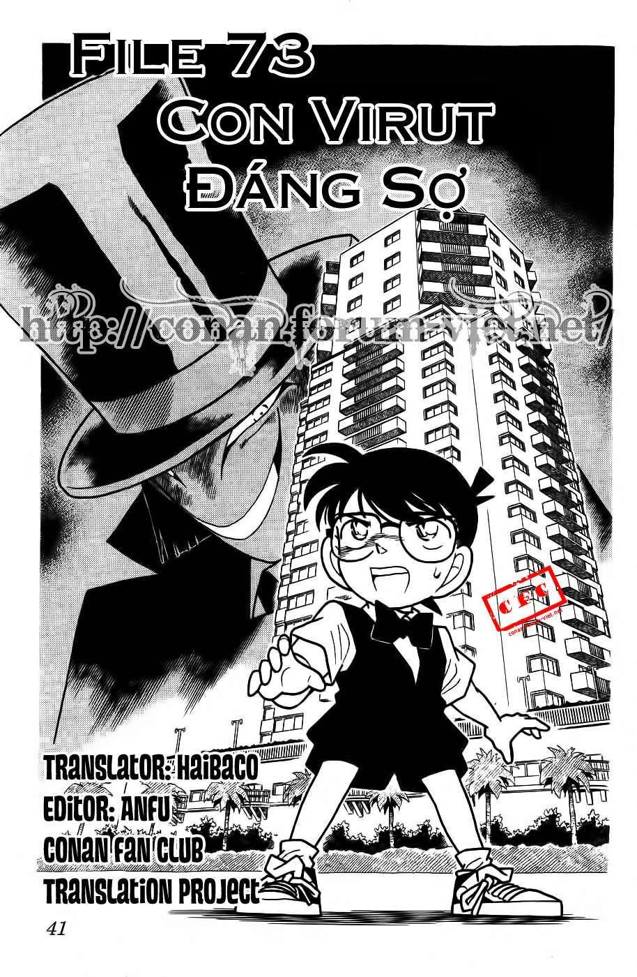 Thám Tử Conan Chap 73 hôm nay – Thăng hoa cảm xúc