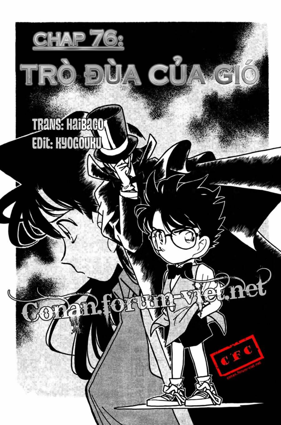 Thám Tử Conan Chap 76 Chap truyện được mong chờ nhất tuần