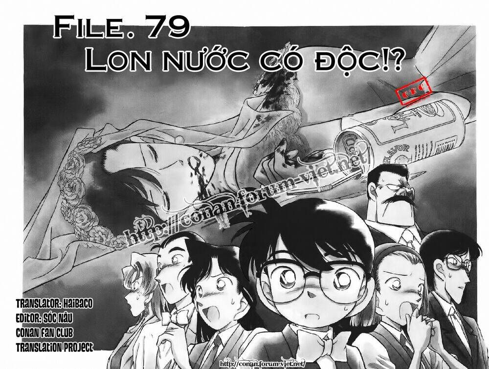 Xem ngay Thám Tử Conan Chap 79 bản dịch chuẩn nhất