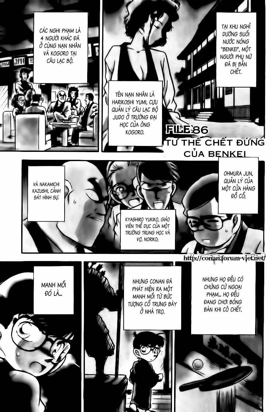 Đọc ngay Thám Tử Conan Chap 86 cực kỳ cuốn hút