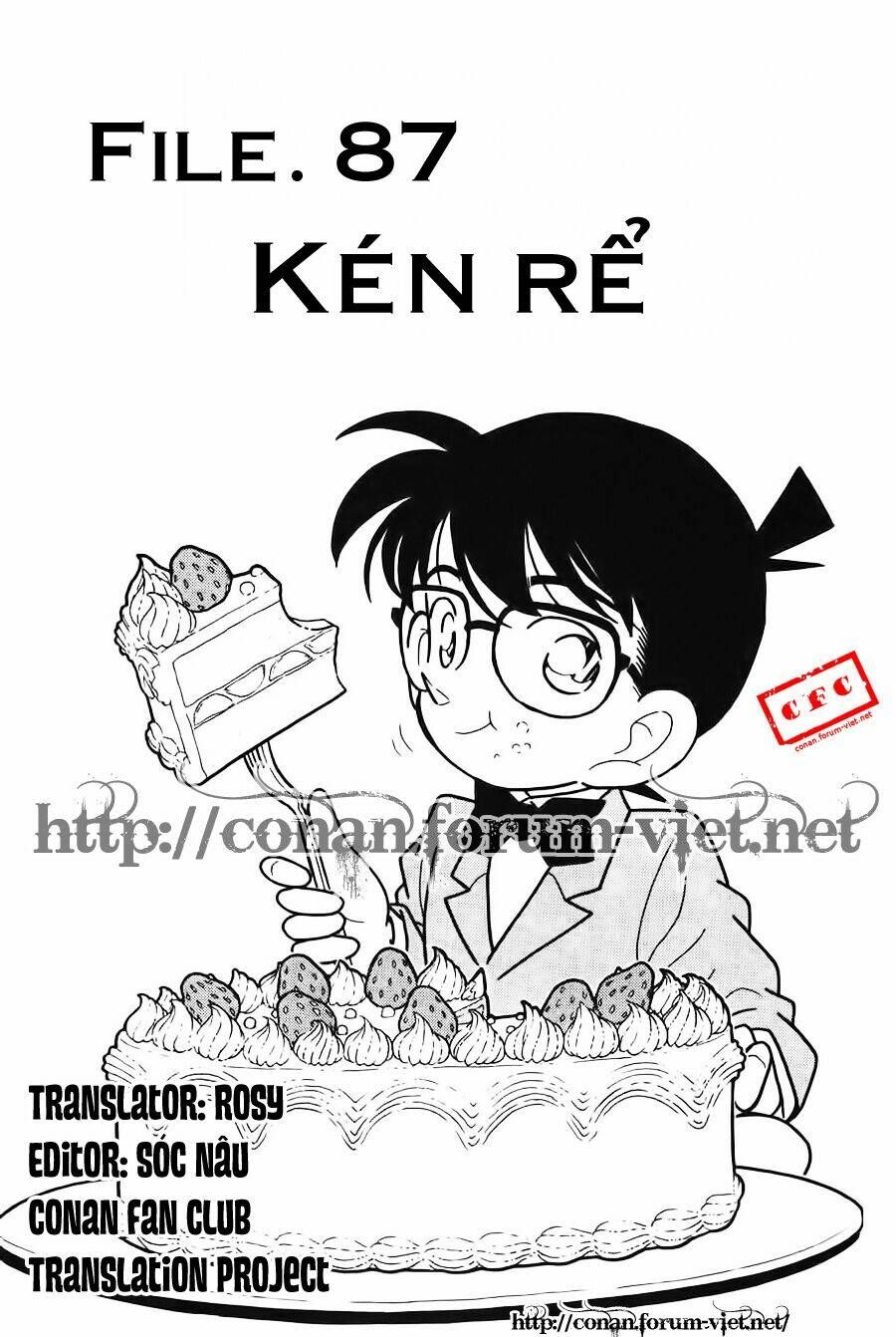 Đón xem Thám Tử Conan Chap 87 trước giờ G