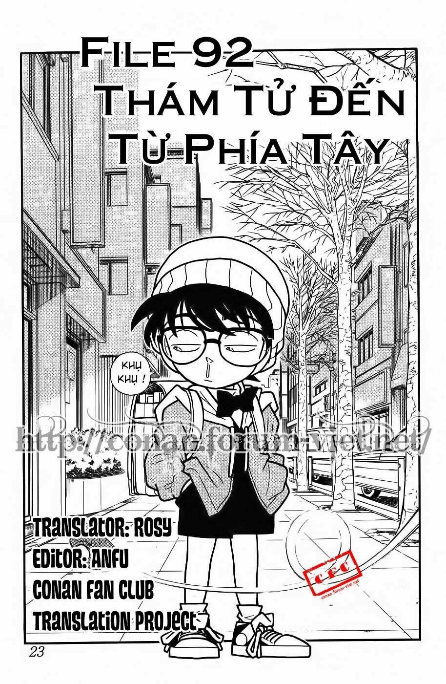 Đọc ngay Thám Tử Conan Chap 92 miễn phí hôm nay