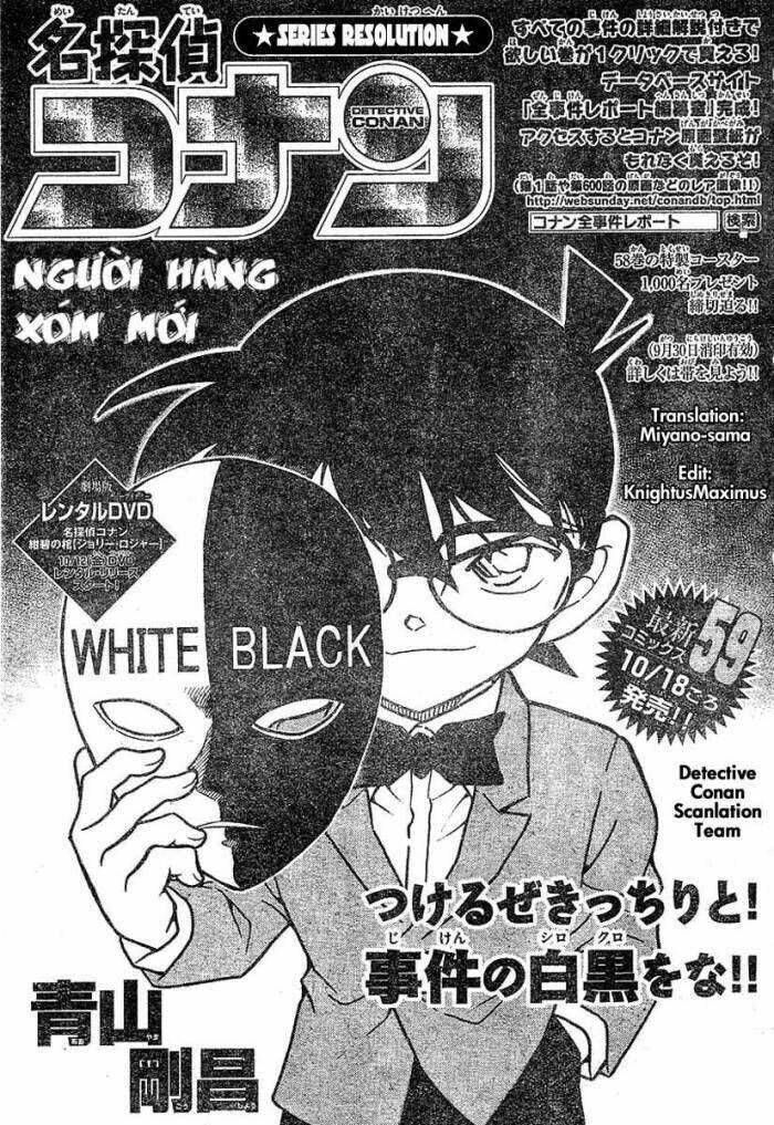 Cập nhật nhanh Thám Tử Conan Chap 624 vietsub full