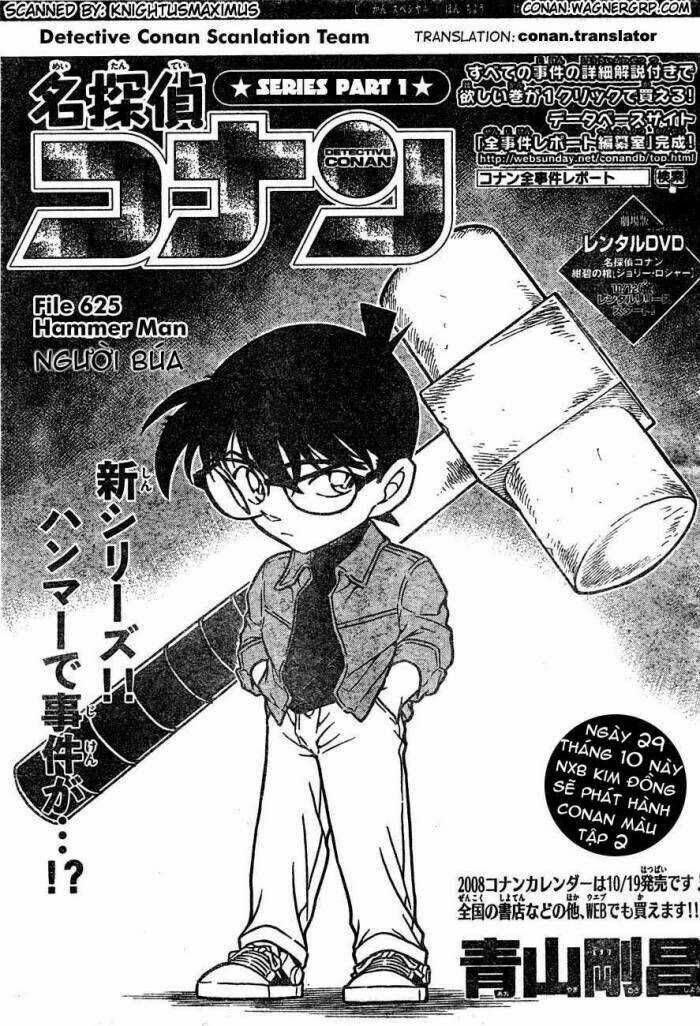 Chap mới Chap 625 của Thám Tử Conan đã cập nhật tại Thám Tử Conan