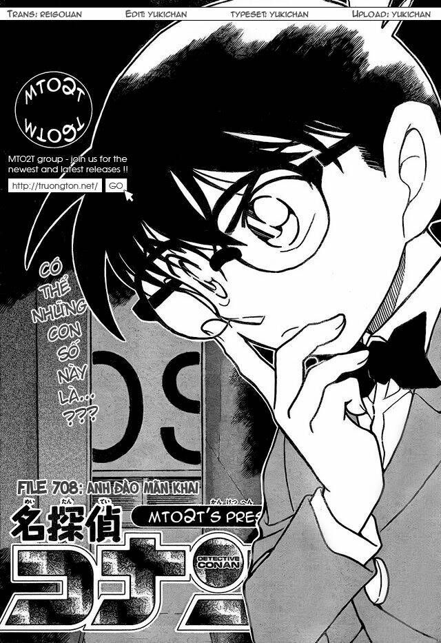 Thám Tử Conan Chap 708 full không che