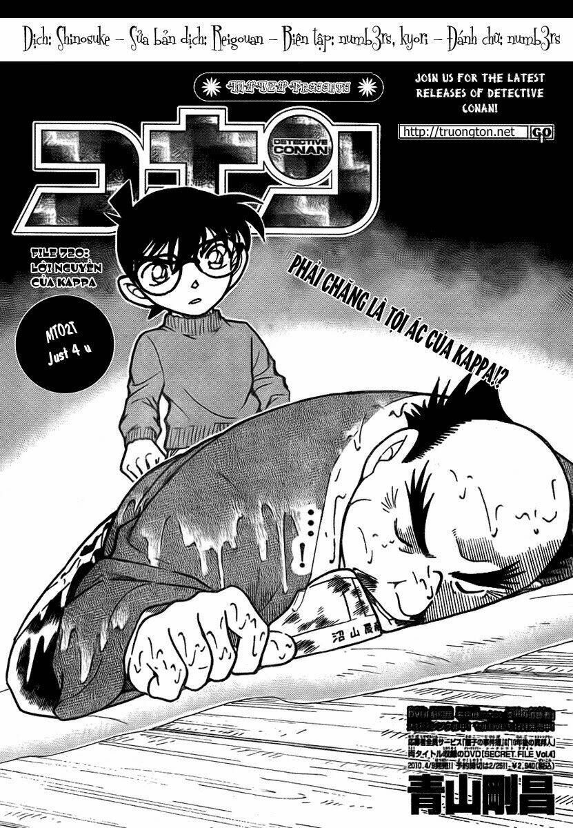 Thám Tử Conan Chap 720 có gì đặc biệt