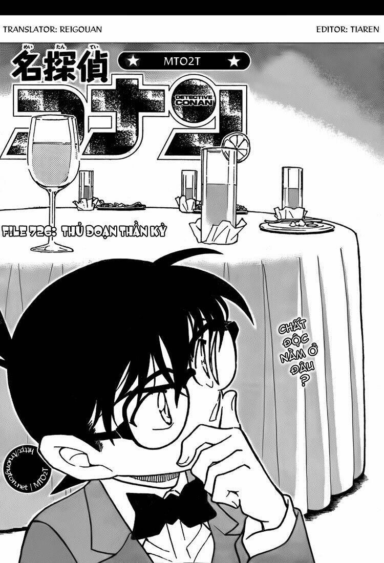 Đọc ngay Thám Tử Conan Chap 726 cực kỳ cuốn hút