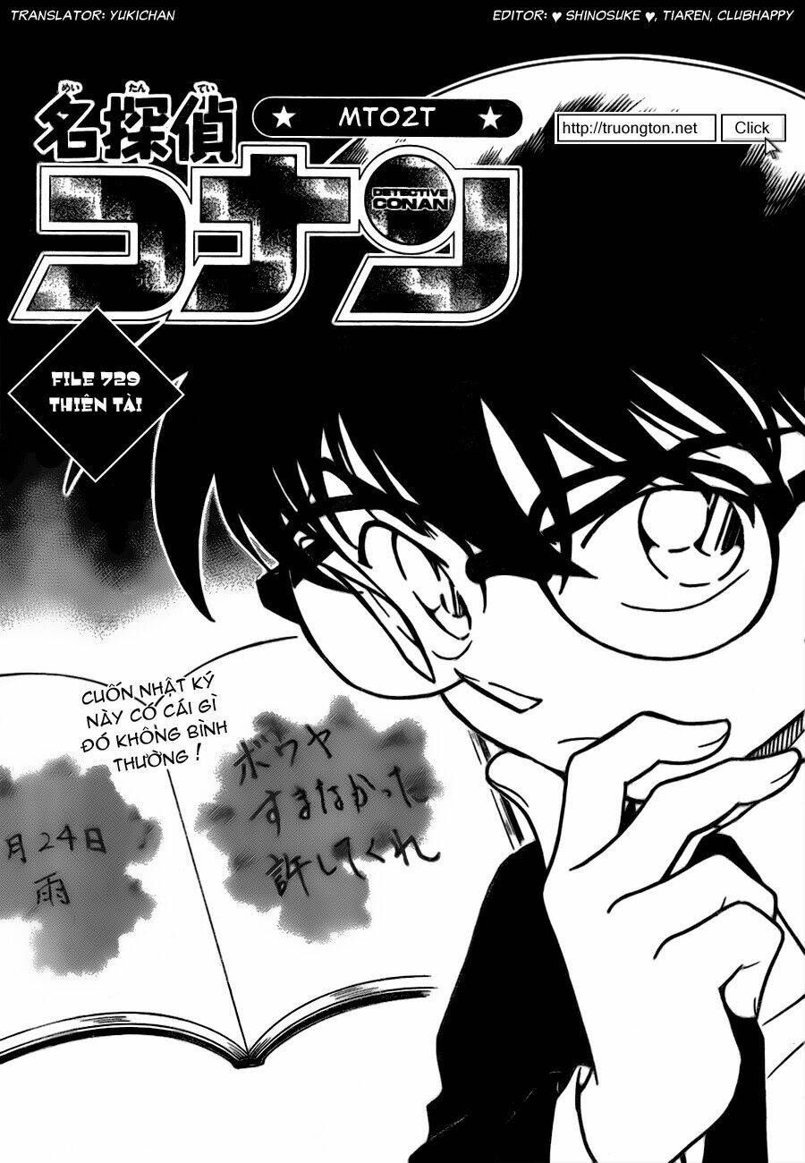 Chap mới Chap 729 của Thám Tử Conan đã cập nhật tại Thám Tử Conan