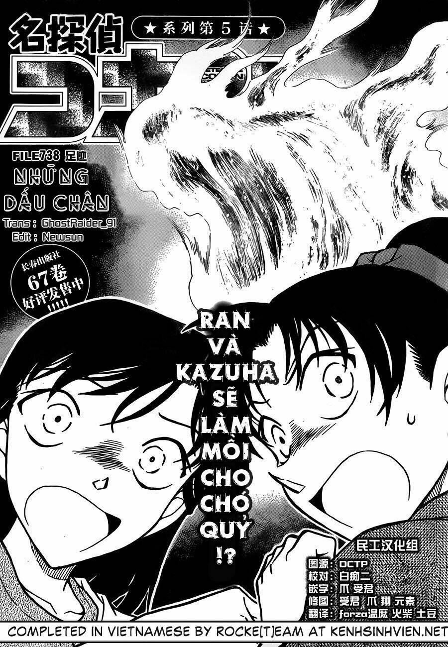 Tóm tắt nội dung Chap 738 của Thám Tử Conan
