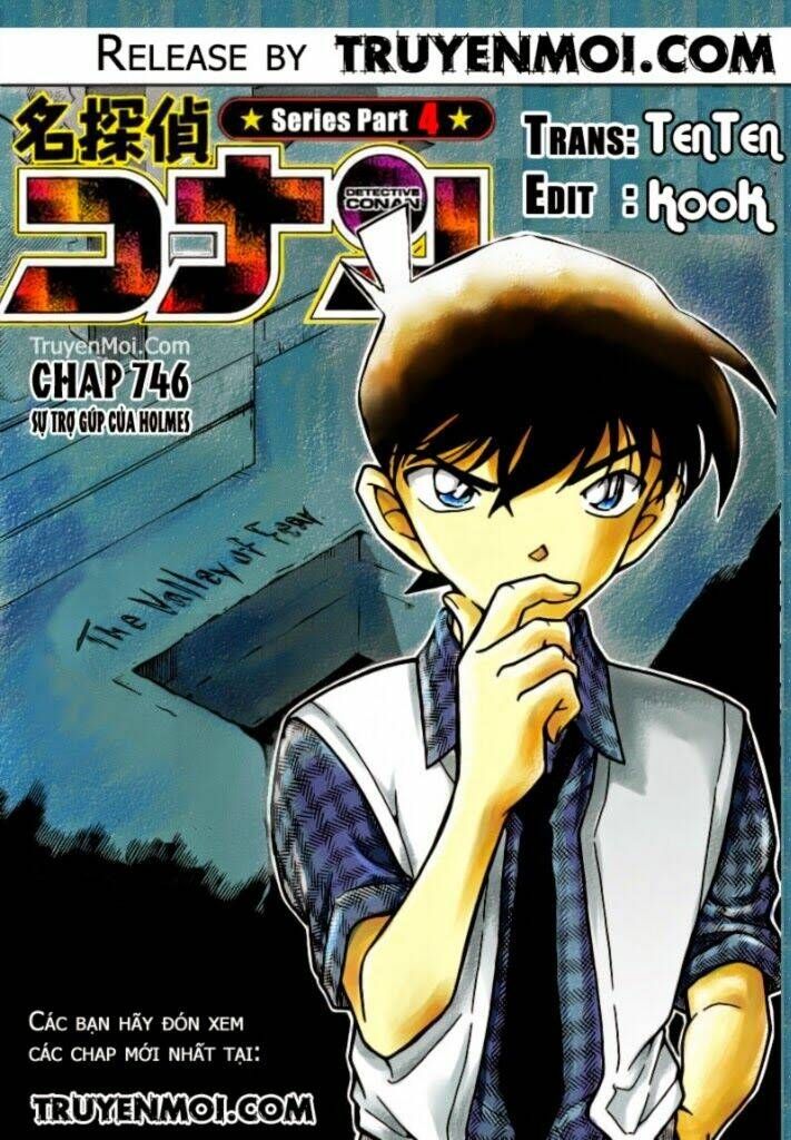 Thám Tử Conan Chap 746 bản đẹp, load nhanh