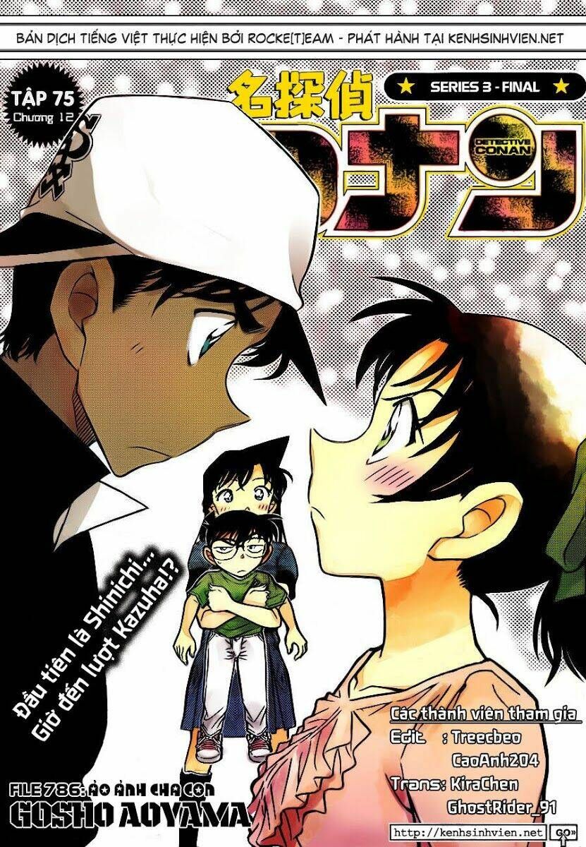 Thám Tử Conan Chap 786 bản đẹp, load nhanh